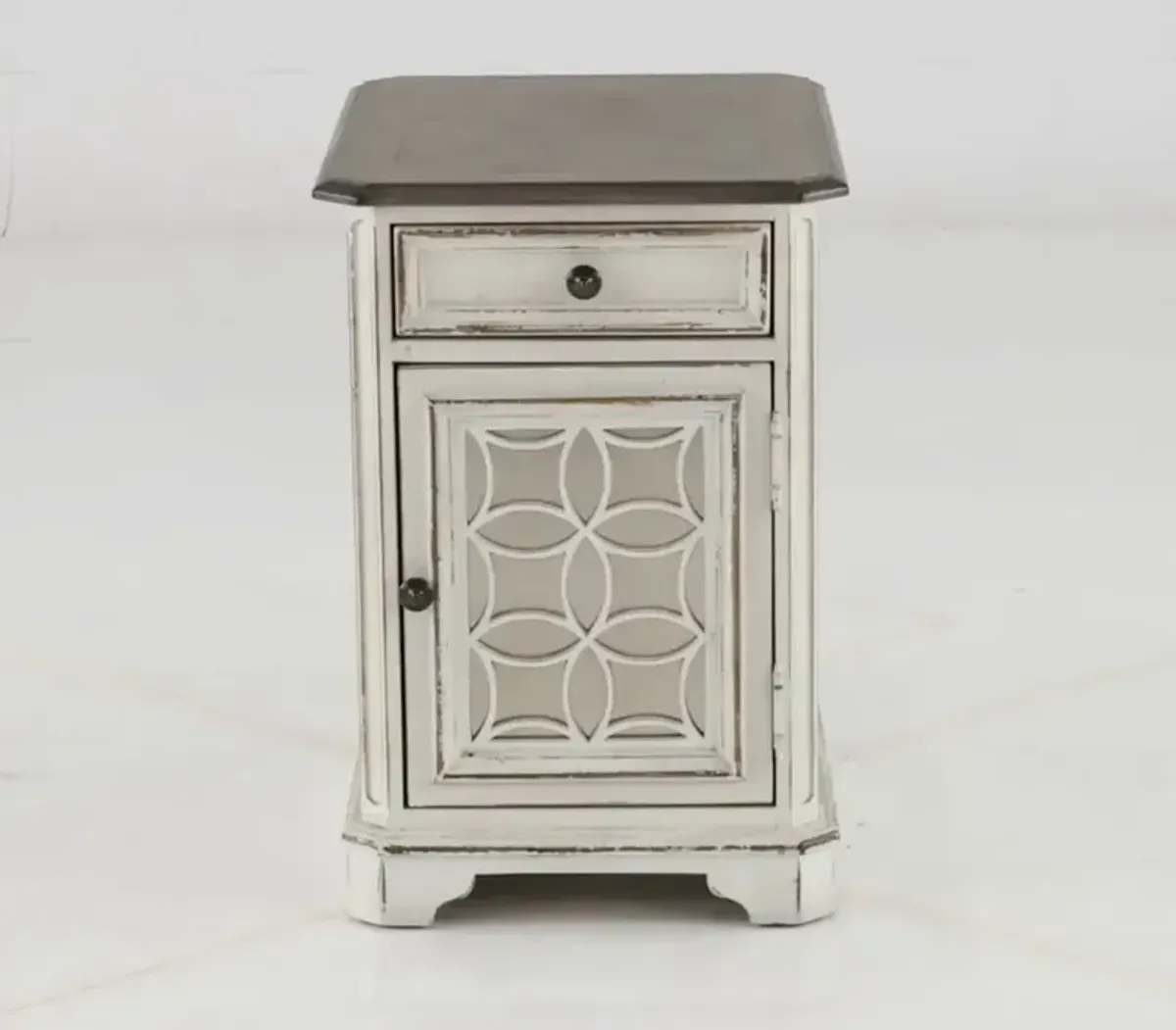 Magnolia Manor Antique White Side Table