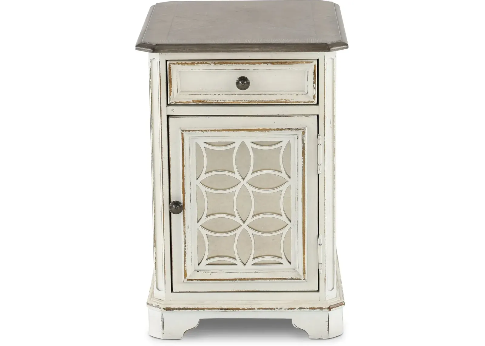 Magnolia Manor Antique White Side Table