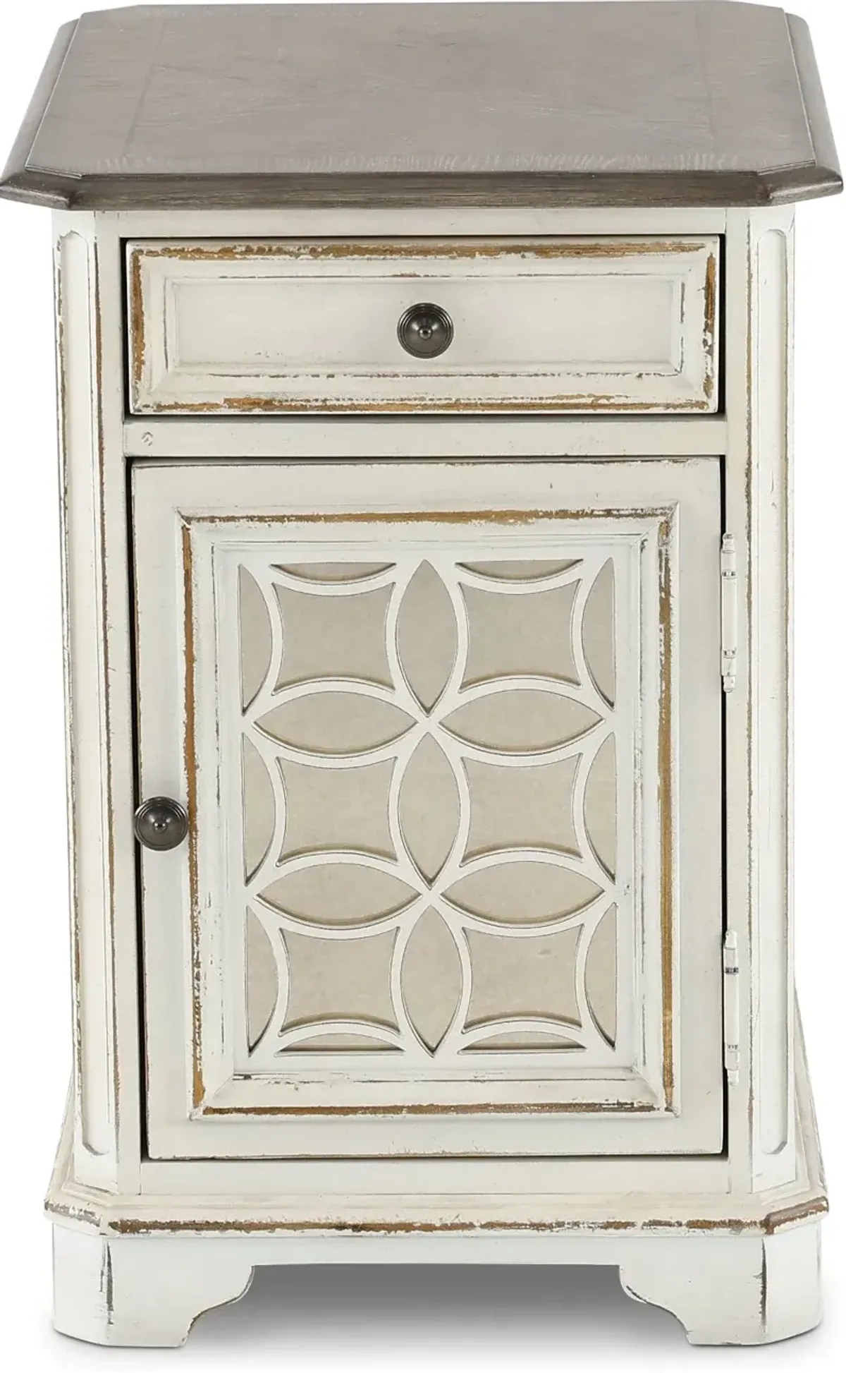 Magnolia Manor Antique White Side Table