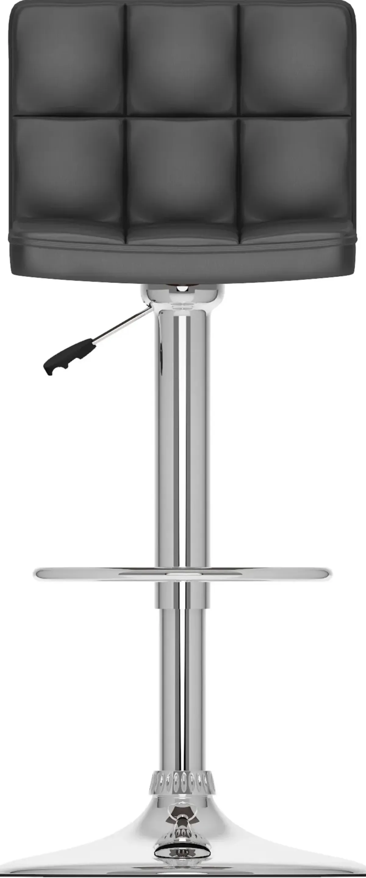 Carson Black Adjustable Bar Stool, Set of 2