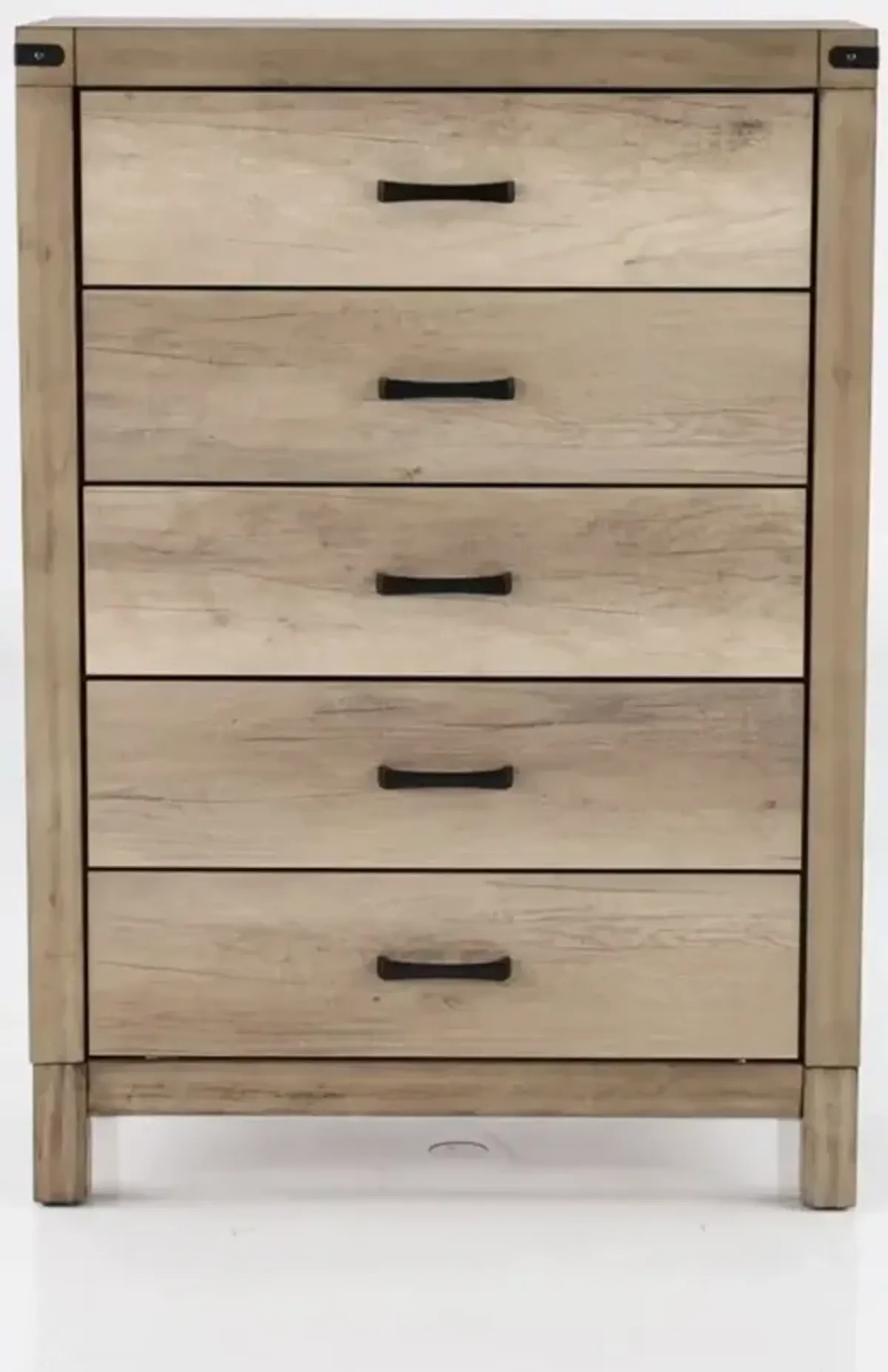 Matteo Rustic Contemporary Antiqued White Chest of Drawers