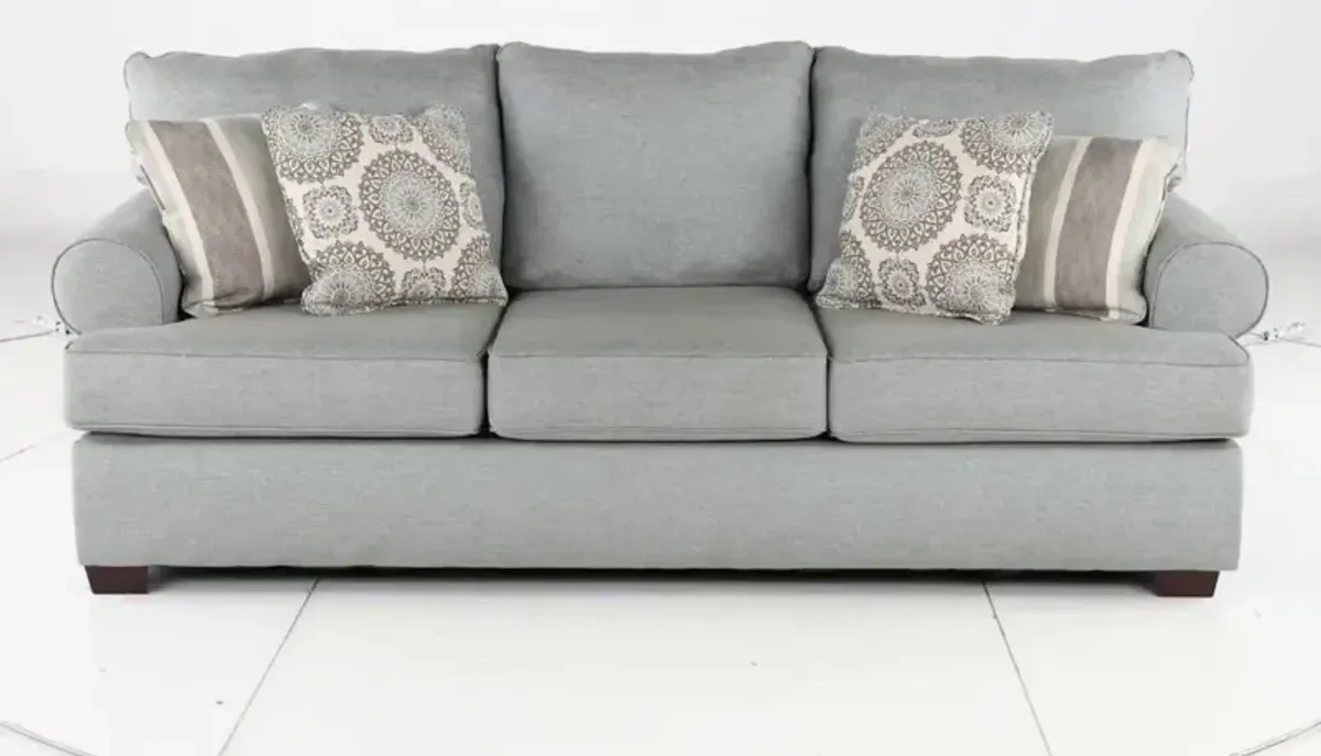 Alison Blue-Gray Sofa