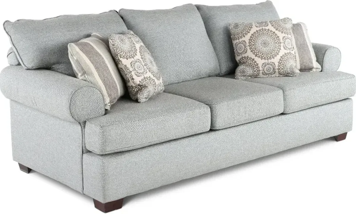 Alison Blue-Gray Sofa