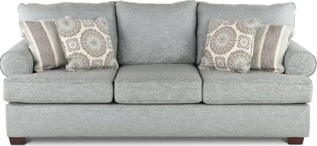 Alison Blue-Gray Sofa