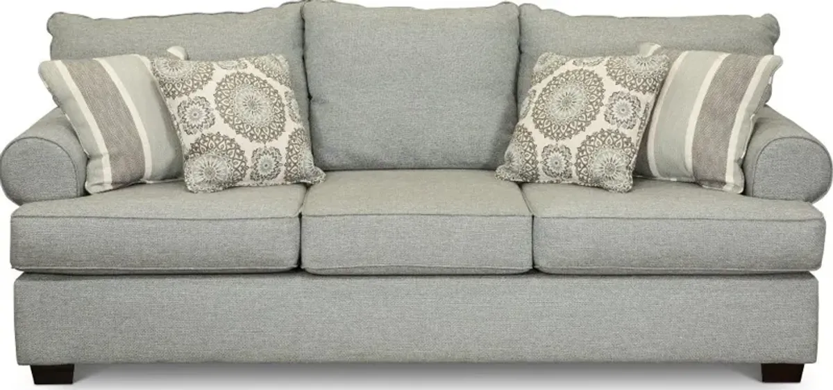 Alison Blue-Gray Sofa