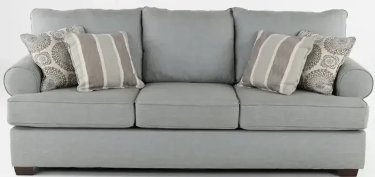 Alison Blue-Gray Sofa