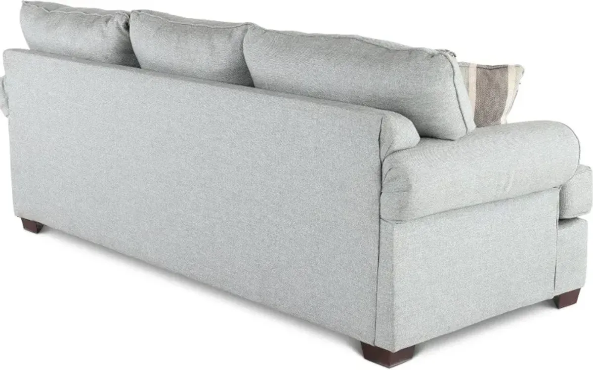 Alison Blue-Gray Sofa