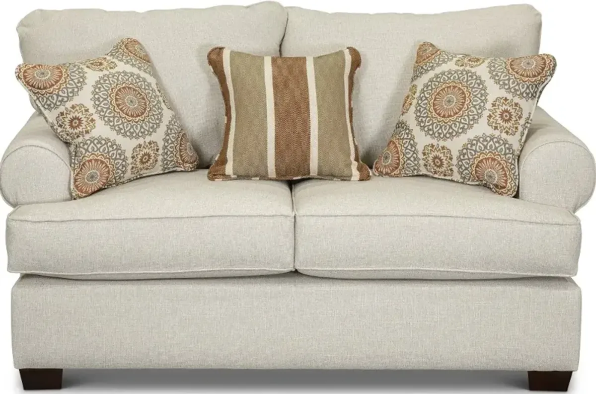 Alison Linen Loveseat