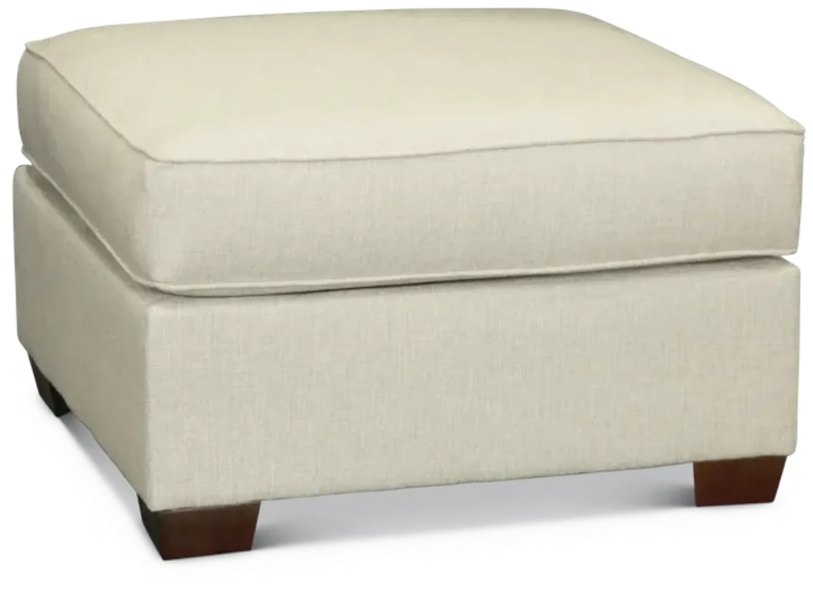 Alison Linen Ottoman
