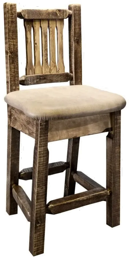 Homestead Upholstered Counter Height Stool