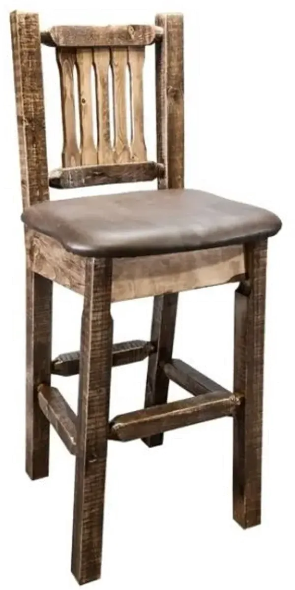 Homestead Upholstered Counter Height Stool