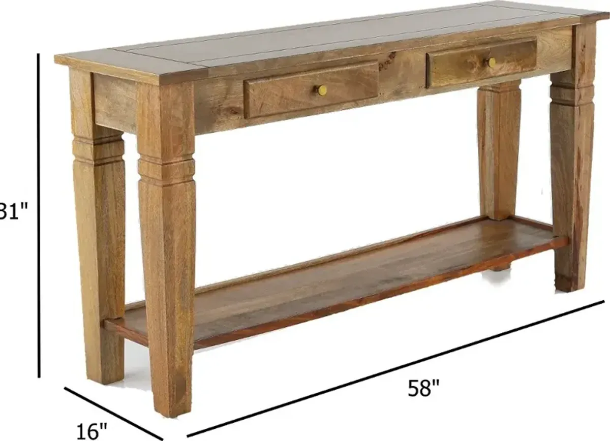 Hamilton Reclaimed Narrow Sofa Table