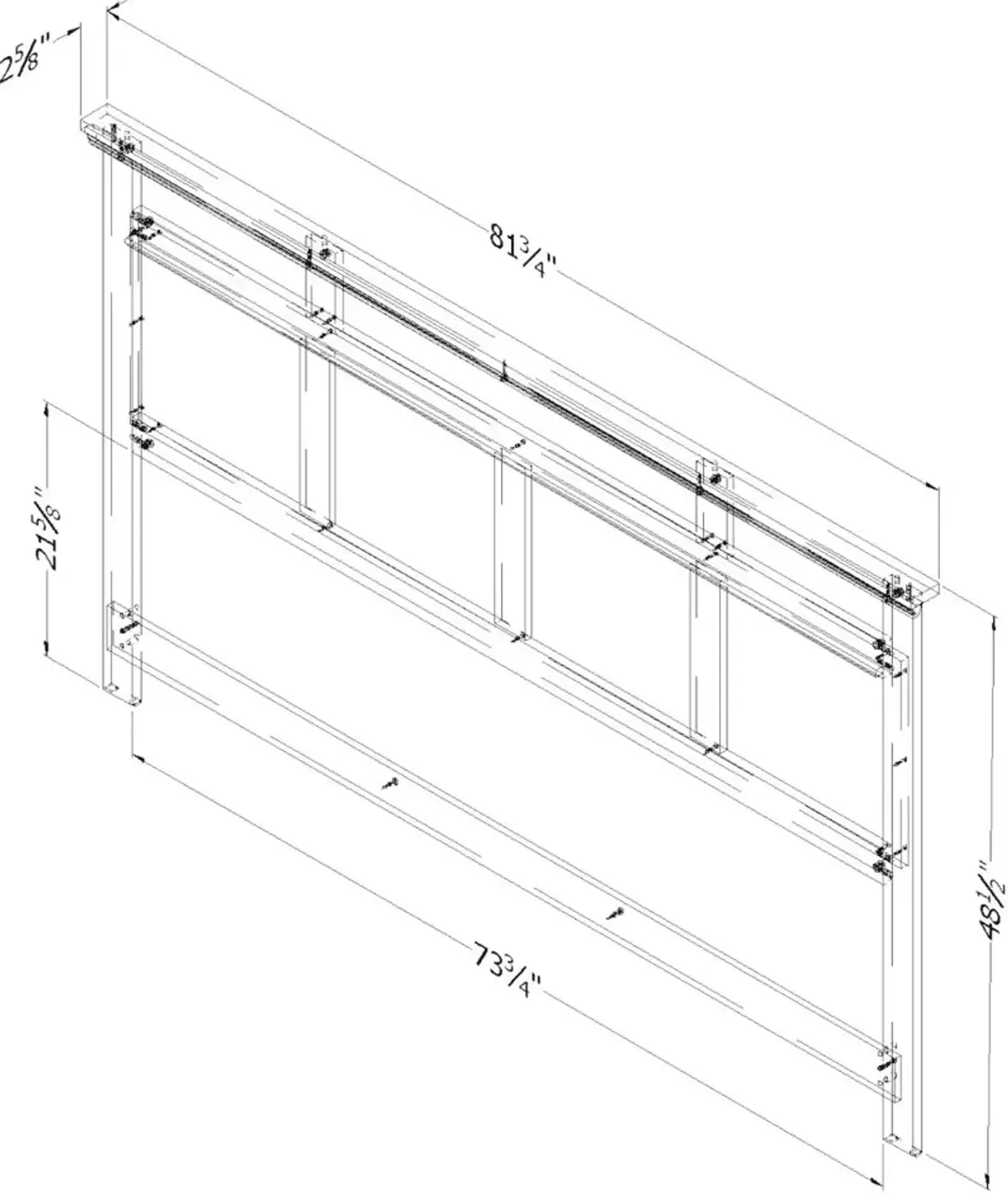 Versa Gray Maple King Headboard - South Shore