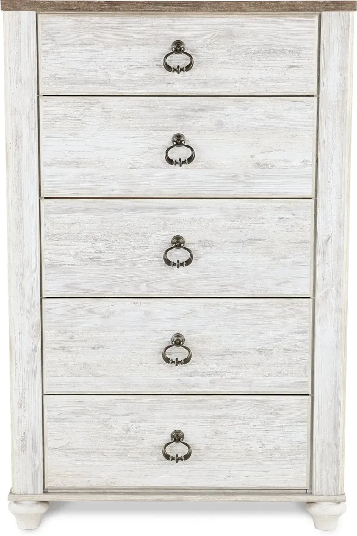 Millhaven Whitewash Chest of Drawers