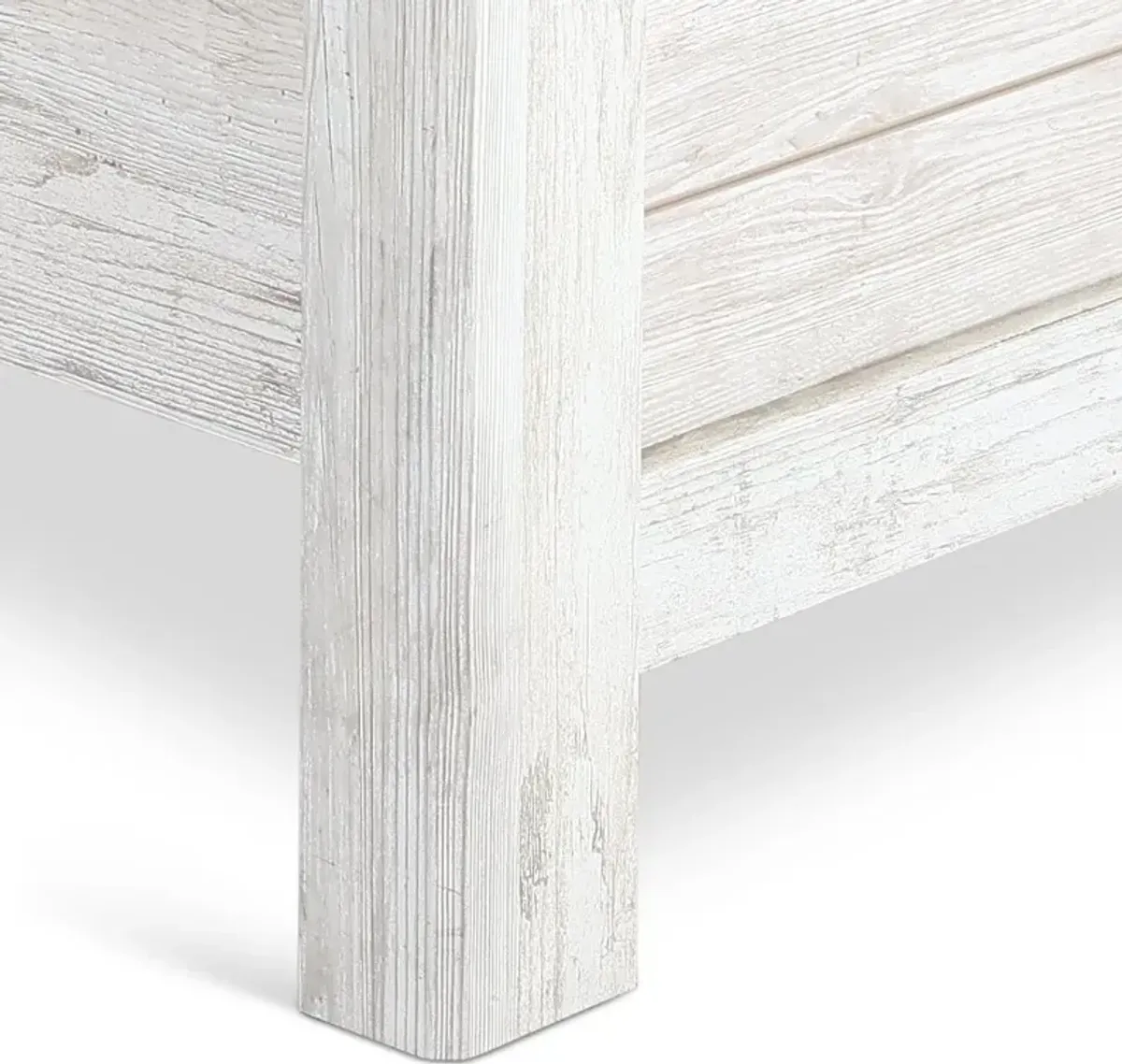Millhaven Whitewash Queen Bed