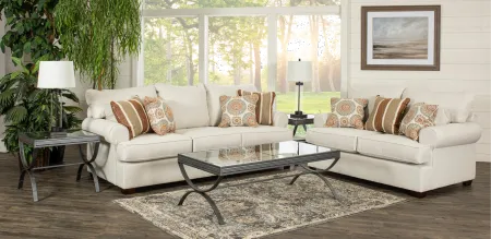 Alison Linen 7-Piece Living Room Set