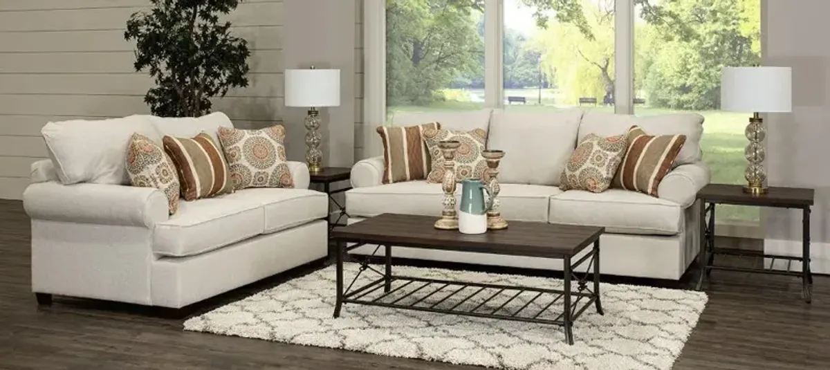 Alison Linen 7-Piece Living Room Set