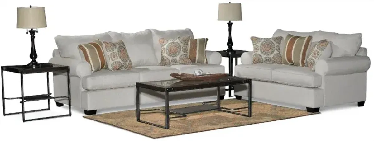 Alison Linen 7-Piece Living Room Set