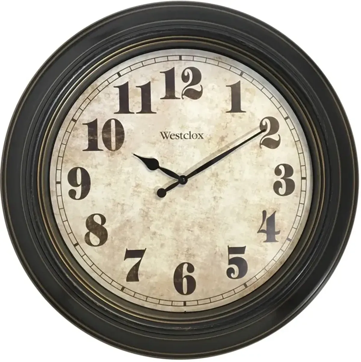 Chestnut Brown 24 Inch Round Wall Clock