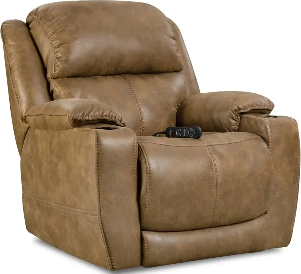 Starship Saddle Brown Power Recliner