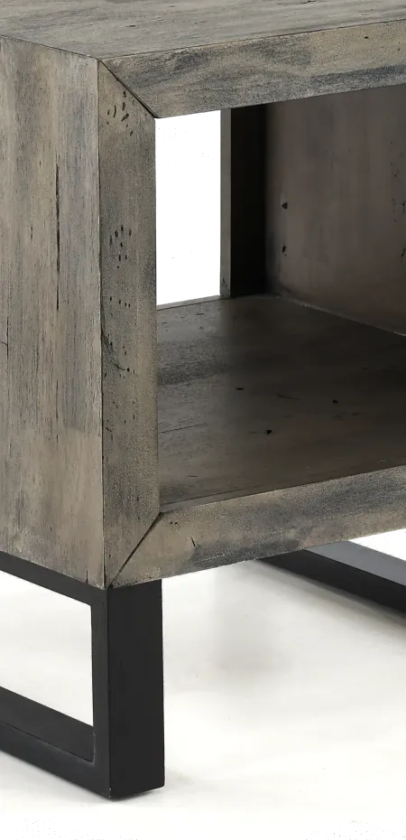 Mulholland Drive Gray End Table