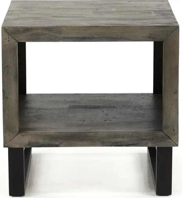 Mulholland Drive Gray End Table