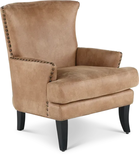 Nola Light Brown Accent Chair