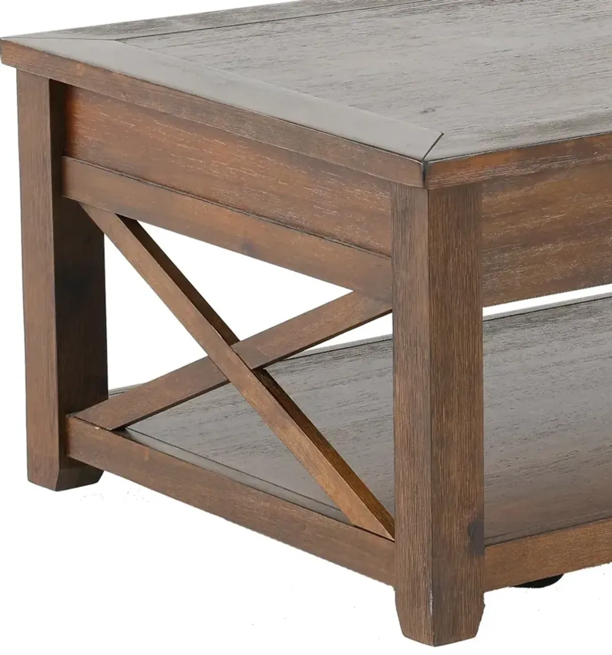 Lenka Mocha Brown Lift Top Coffee Table