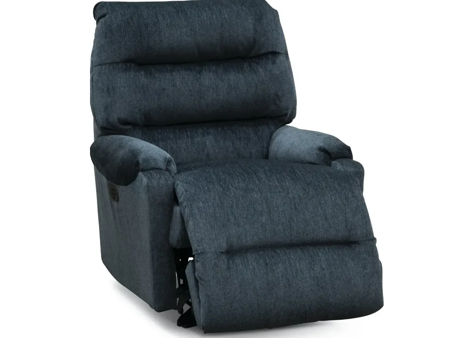 Sedgefield Navy Blue Small Scale Power Rocker Recliner