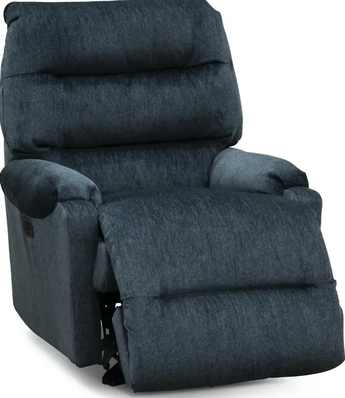 Sedgefield Navy Blue Small Scale Power Rocker Recliner