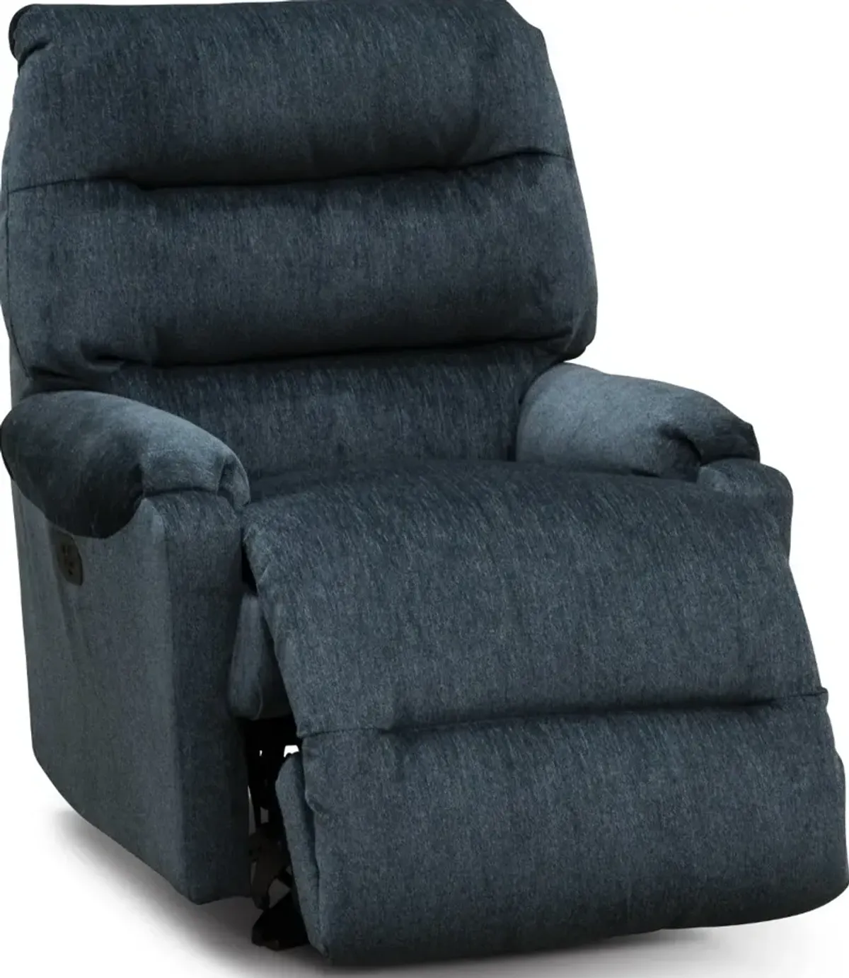 Sedgefield Navy Blue Small Scale Manual Rocker Recliner