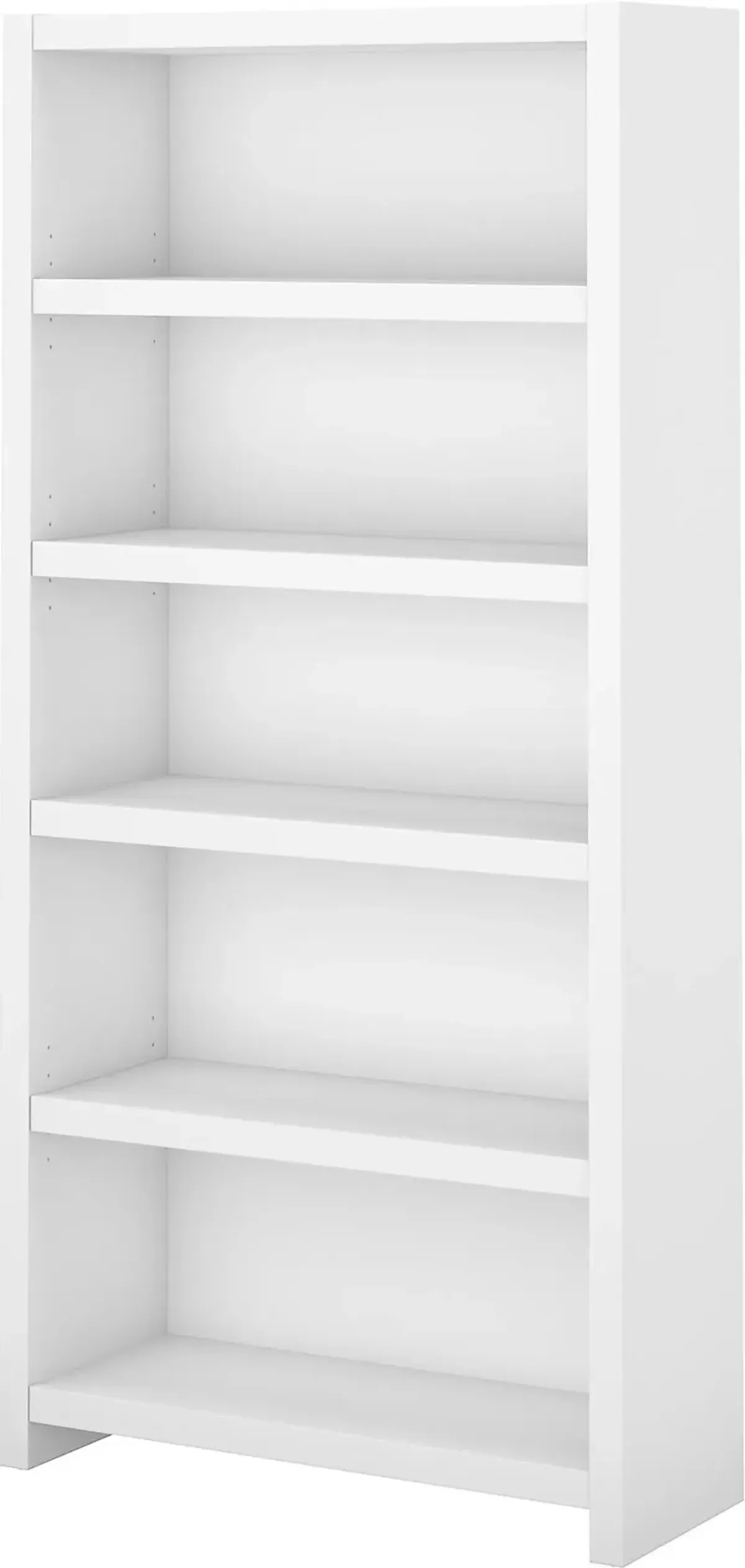 Eco White 5-Shelf Bookcase - Bush Furniture