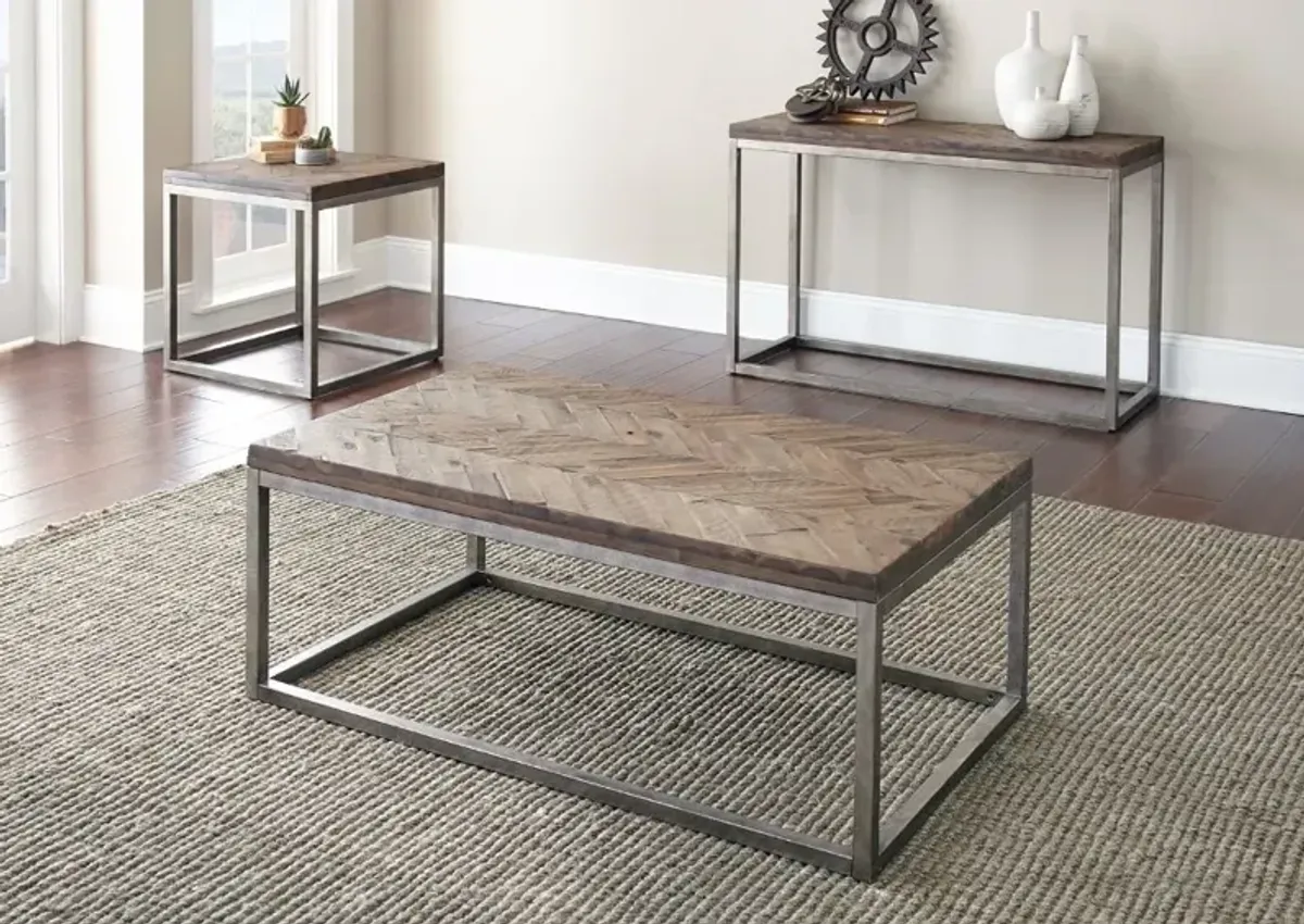 Lorenza Honey Brown Coffee Table