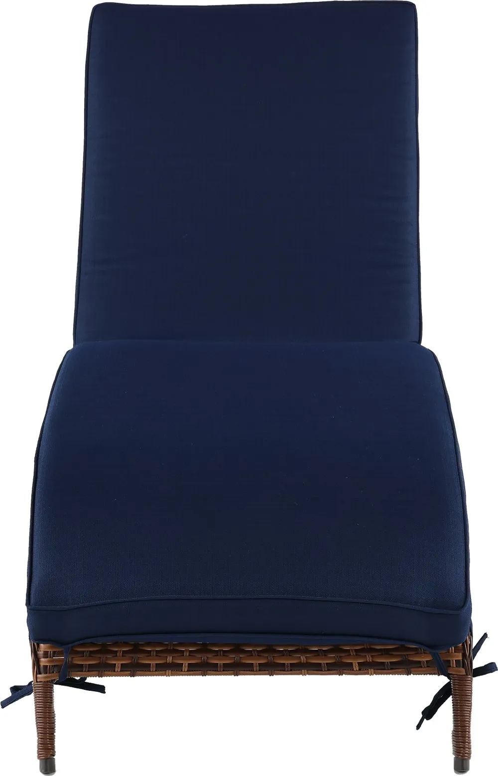 Appia Navy Patio Chaise Lounge Chair