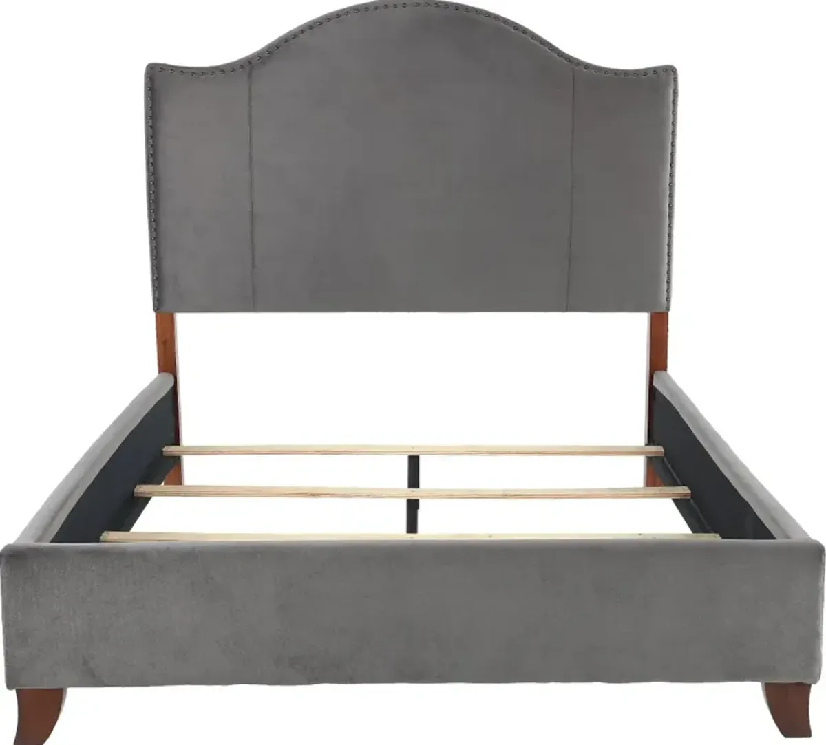 Dalmore Classic Gray Queen Upholstered Bed