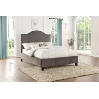 Dalmore Classic Gray King Upholstered Bed