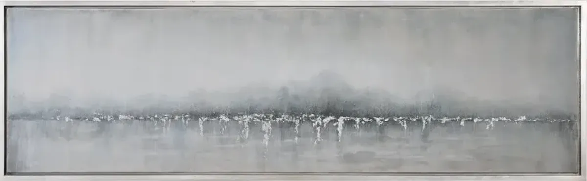 Tides Canvas Framed Horizontal Wall Art