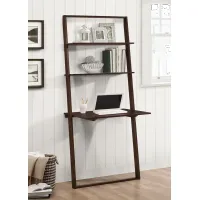 Arlington Cappuccino Brown Ladder Desk