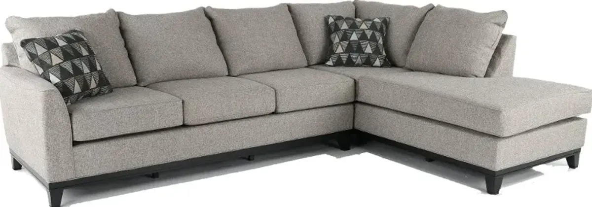 Emerson Gray 2 Piece Sectional