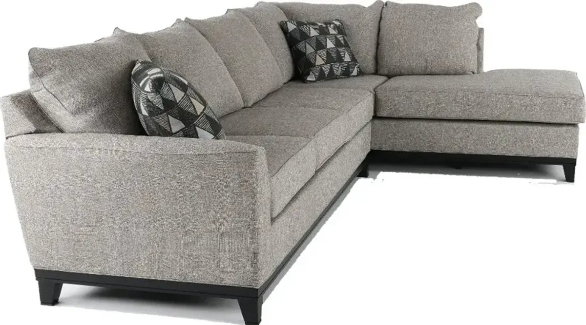 Emerson Gray 2 Piece Sectional