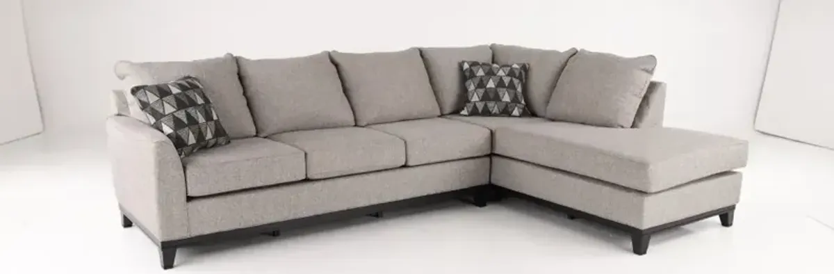 Emerson Gray 2 Piece Sectional