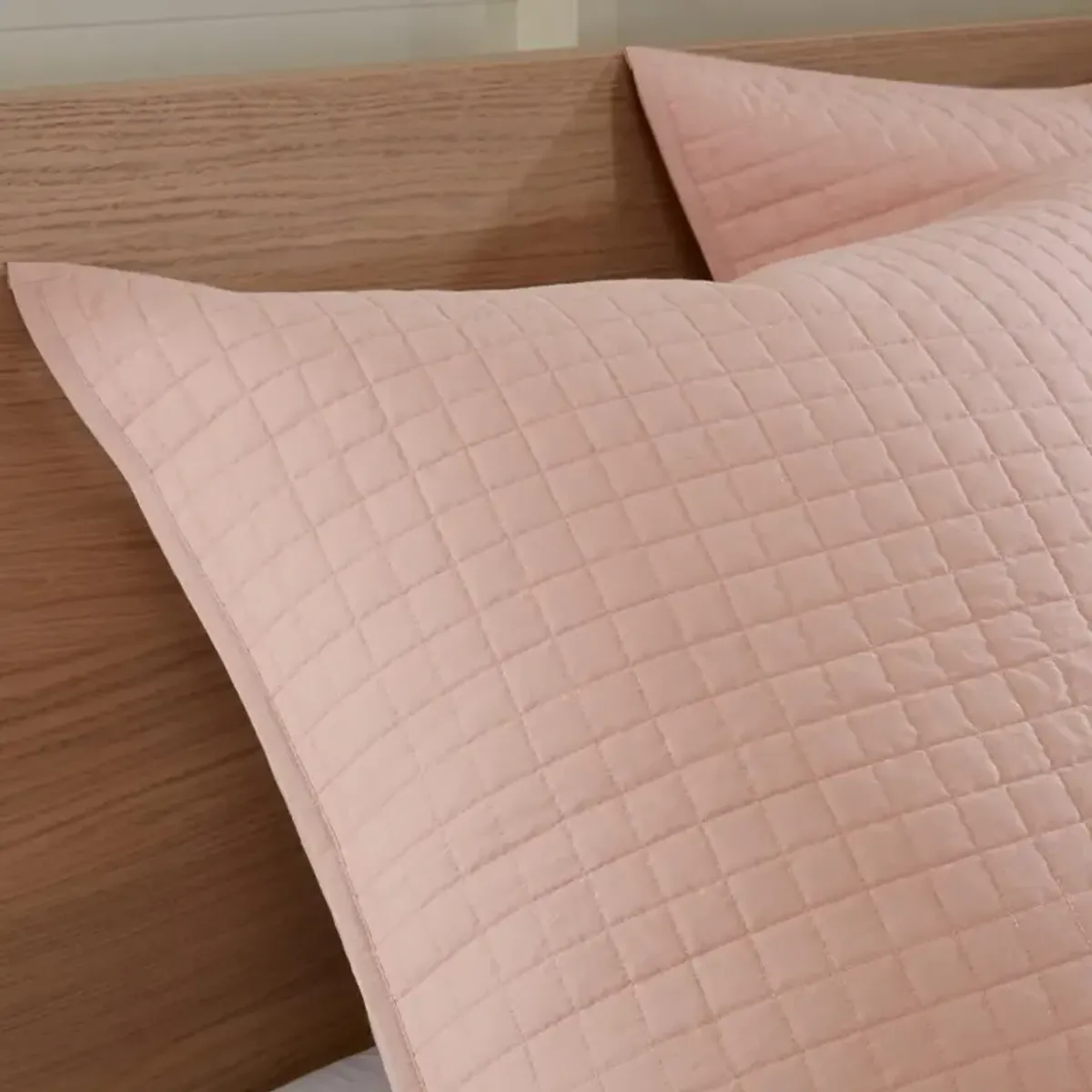 Pink Twin 5 Piece Brooklyn Cotton Jacquard Duvet Bedding Collection