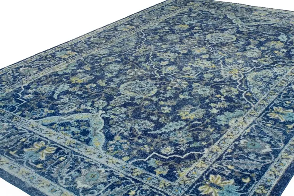 Everek Navy Blue 4 x 6 Rug