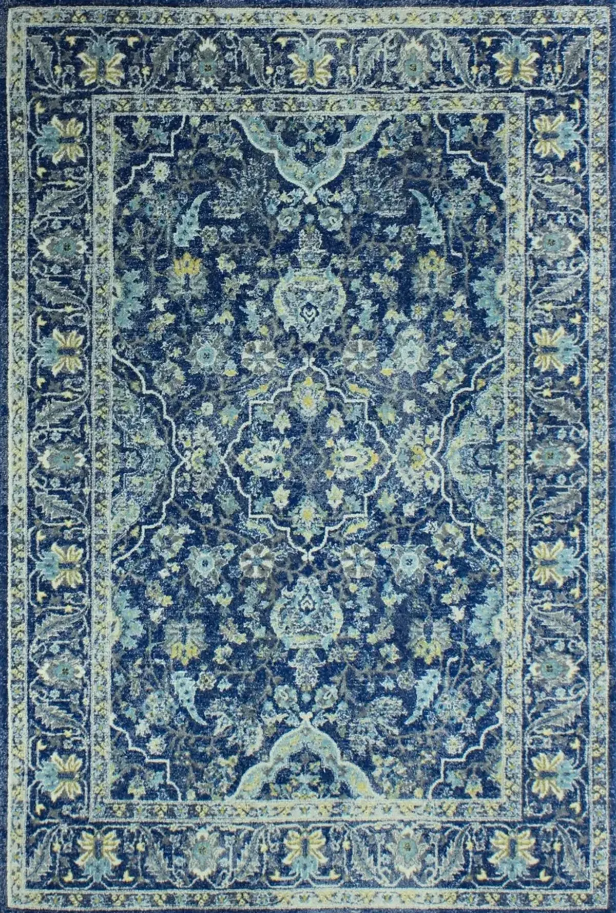 Everek Navy Blue 4 x 6 Rug