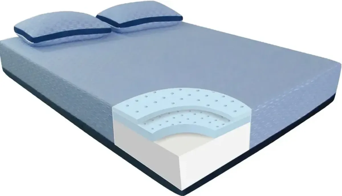 Blue Burrito Visco Gel Memory Foam Twin Mattress