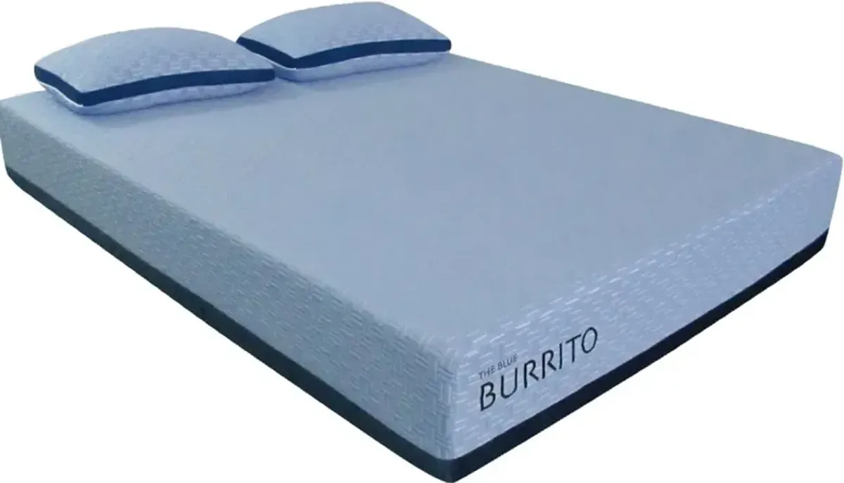 Blue Burrito Visco Gel Memory Foam Twin Mattress