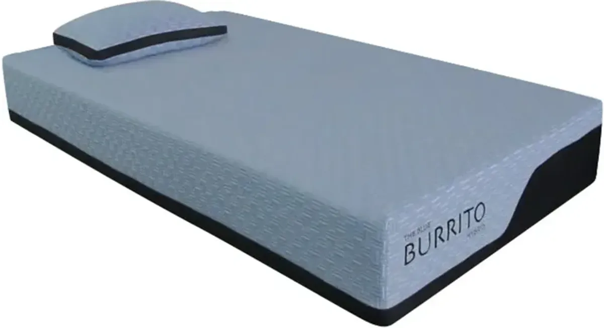 Blue Burrito Visco Gel Memory Foam Twin Mattress