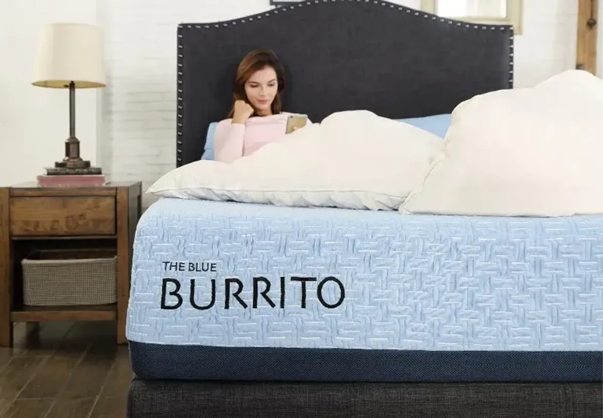 Blue Burrito Visco Gel Memory Foam Twin Mattress