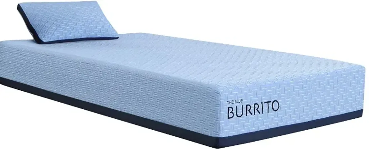 Blue Burrito Visco Gel Memory Foam Twin Mattress