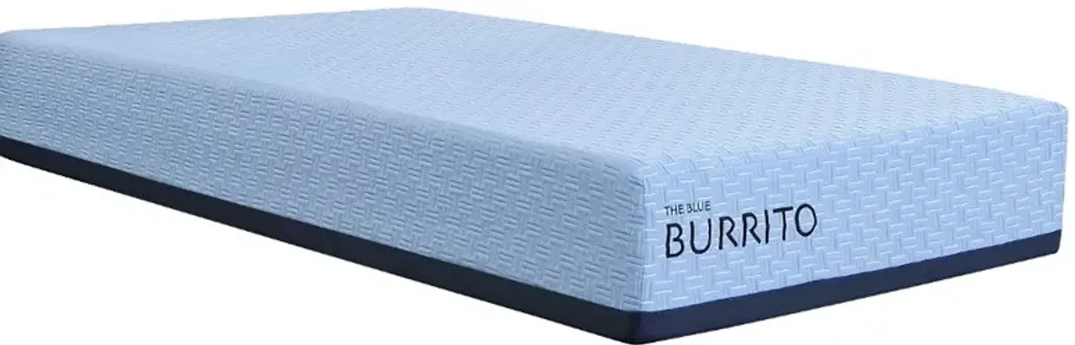 Blue Burrito Visco Gel Memory Foam Twin Mattress